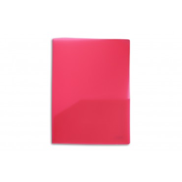 A4 Heavy Duty Plastic 2 Pocket Folder-Red